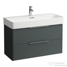   Laufen Base 93x39 cm-es 2 fiókos alsószekrény H810287 mosdóhoz,Traffic Grey H4024121102661