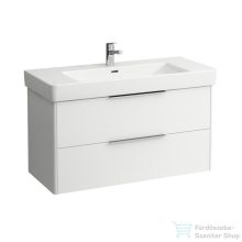  Laufen Base 101x44 cm-es 2 fiókos alsószekrény H813966 mosdóhoz,matt fehér H4024521102601