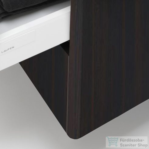 Laufen Base 118 cm széles két fiókos alsószekrény H810289 mosdóhoz,Sötétbarna szil H4024721102631
