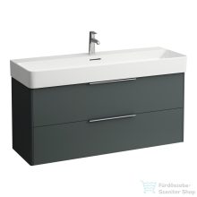   Laufen Base 118 cm széles két fiókos alsószekrény H810289 mosdóhoz,Traffic Grey H4024721102661