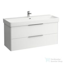   Laufen Base 116x44 cm-es 2 fiókos alsószekrény H814965 mosdóhoz,fényes fehér H4024921102611