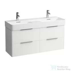   Laufen Val alsószekrény négy fiókkal 814282 tip. mosdóhoz, matt fehér H4025341102601 ( 402534 )