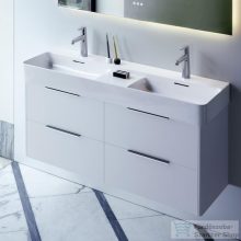   Laufen Base 118x39 cm-es 4 fiókos alsószekrény fiókrendezővel H814282 mosdóhoz,fényes fehér H4025341102611