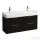Laufen Base 118x39 cm-es 4 fiókos alsószekrény fiókrendezővel H814282 mosdóhoz,sötétbarna szil H4025341102631