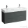 Laufen Base 118x39 cm-es 4 fiókos alsószekrény fiókrendezővel H814282 mosdóhoz,traffic grey H4025341102661