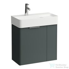   Laufen Base 2 ajtós alsószekrény H815285 mosdóhoz,traffic grey H4025521102661