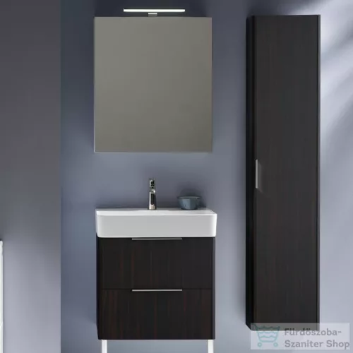 Laufen Base 165x35x18,5 cm-es 1 ajtós szekrény,jobbos,sötétbarna szil H4026421102631