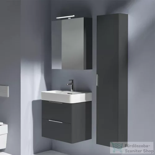 Laufen Base 165x35x18,5 cm-es 1 ajtós szekrény,jobbos,Traffic grey H4026421102661