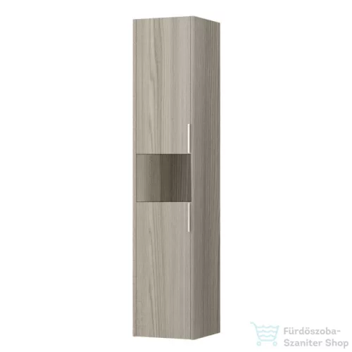 Laufen Base 165x35x33,5 cm-es 2 ajtós szekrény nyitott résszel,balos,világos szil H4026911102621