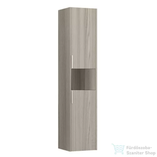 Laufen Base 165x35x33,5 cm-es 2 ajtós szekrény nyitott résszel,jobbos,világos szil H4026921102621