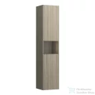Laufen Base 165x35x33,5 cm-es 2 ajtós szekrény nyitott résszel,balos,világos szil H4027011102621