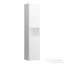   Laufen Base 165x35x33,5 cm-es 2 ajtós szekrény nyitott résszel,jobbos,fényes fehér H4027021102611