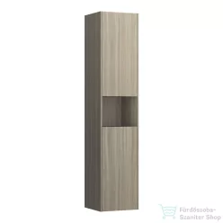   Laufen Base 165x35x33,5 cm-es 2 ajtós szekrény nyitott résszel,jobbos,világos szil H4027021102621