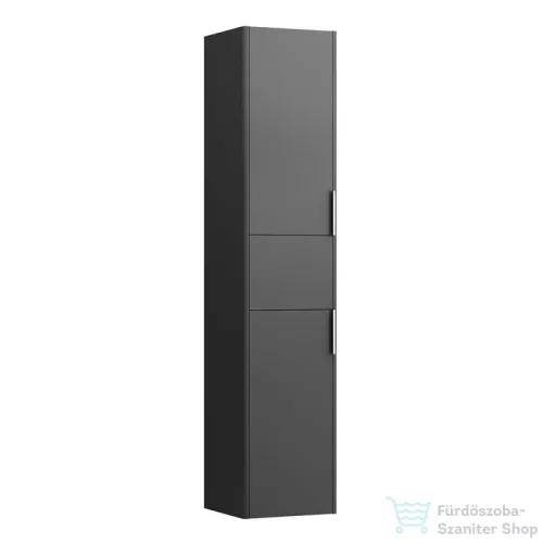 Laufen Base 165x35x33,5 cm-es 2 ajtós,1 fiókos szekrény,balos,traffic grey H4027111102661