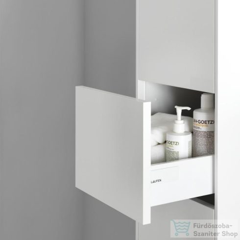 Laufen Base 165x35x33,5 cm-es 2 ajtós,1 fiókos szekrény,balos,matt fehér H4027211102601