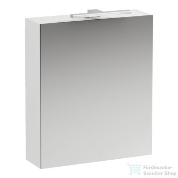   Laufen BASE 60 tükrös szekrény, ajtó balos világítással és dugaljzattal, matt fehér H4027511102601