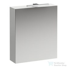   Laufen BASE 60 tükrös szekrény, ajtó balos világítással és dugaljzattal, fényes fehér H4027511102611
