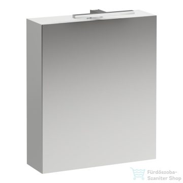   Laufen BASE 60 tükrös szekrény, ajtó balos világítással és dugaljzattal, fényes fehér H4027511102611