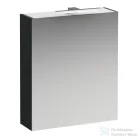 Laufen BASE 60 tükrös szekrény, ajtó balos világítással és dugaljzattal, Traffic Grey H4027511102661