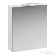   Laufen BASE 60 tükrös szekrény, ajtó jobbos, világítással és dugaljzattal, matt fehér H4027521102601