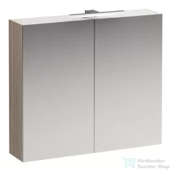   Laufen BASE 80 tükrös szekrény, világítással és dugaljzattal, világos szil H4028021102621