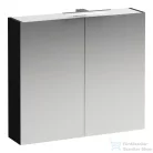 Laufen BASE 80 tükrös szekrény, világítással és dugaljzattal, sötétbarna szil H4028021102631