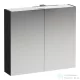 Laufen BASE 80 tükrös szekrény, világítással és dugaljzattal, traffic grey H4028021102661