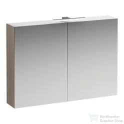   Laufen BASE 100 tükrös szekrény, világítással és dugaljzattal, világos szil H4028521102621