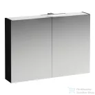 Laufen BASE 100 tükrös szekrény, világítással és dugaljzattal, sötétbarna szil H4028521102631