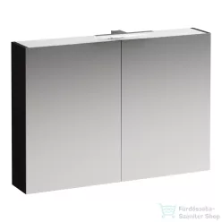   Laufen BASE 100 tükrös szekrény, világítással és dugaljzattal, sötétbarna szil H4028521102631