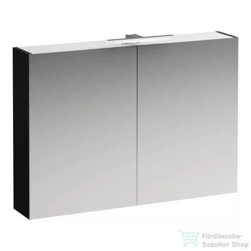 Laufen BASE 100 tükrös szekrény, világítással és dugaljzattal, sötétbarna szil H4028521102631