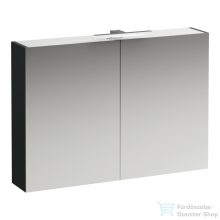   Laufen BASE 100 tükrös szekrény, világítással és dugaljzattal, traffic grey H4028521102661