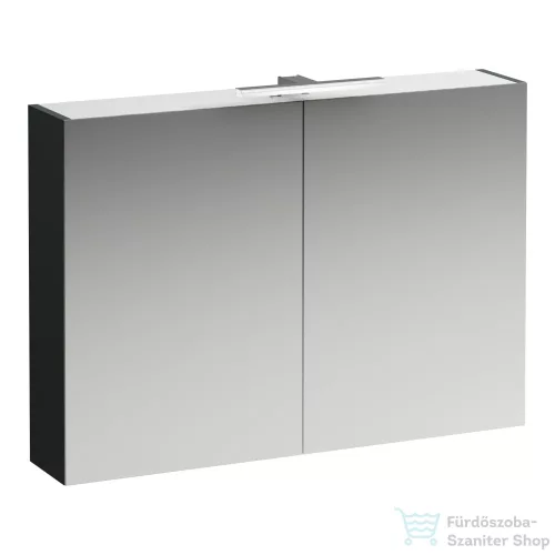 Laufen BASE 100 tükrös szekrény, világítással és dugaljzattal, traffic grey H4028521102661