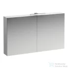 Laufen BASE 120 tükrös szekrény, világítással és dugaljzattal, fényes fehér H4029021102611