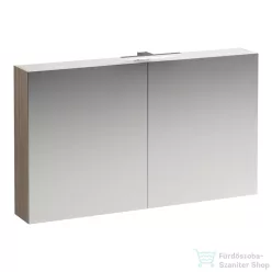   Laufen BASE 120 tükrös szekrény, világítással és dugaljzattal, világos szil H4029021102621