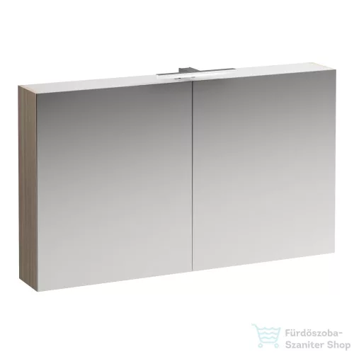Laufen BASE 120 tükrös szekrény, világítással és dugaljzattal, világos szil H4029021102621