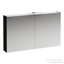   Laufen BASE 120 tükrös szekrény, világítással és dugaljzattal, sötétbarna szil H4029021102631