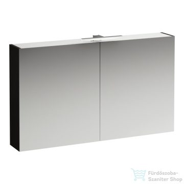   Laufen BASE 120 tükrös szekrény, világítással és dugaljzattal, sötétbarna szil H4029021102631