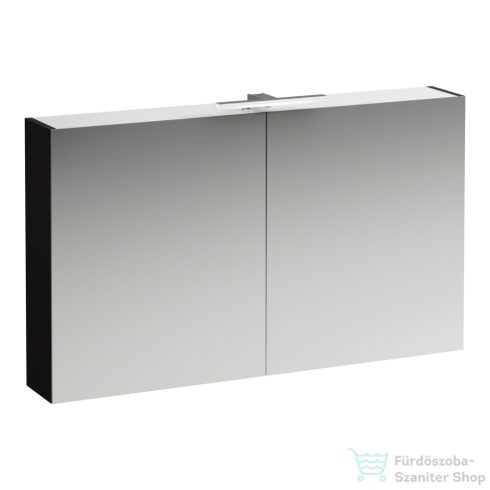 Laufen BASE 120 tükrös szekrény, világítással és dugaljzattal, sötétbarna szil H4029021102631