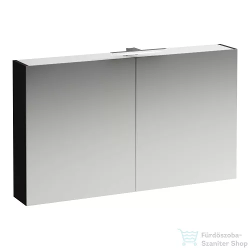 Laufen BASE 120 tükrös szekrény, világítással és dugaljzattal, sötétbarna szil H4029021102631