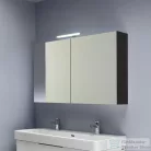 Laufen BASE 120 tükrös szekrény, világítással és dugaljzattal, sötétbarna szil H4029021102631