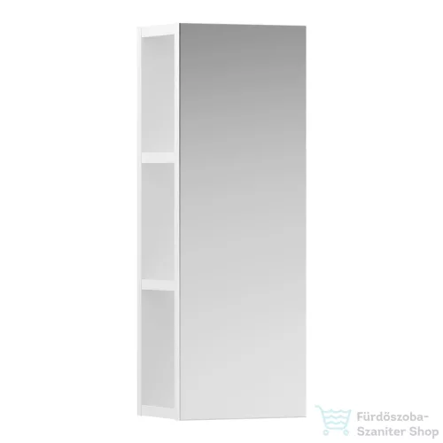 Laufen Base 70x25x18,5 cm-es nyitott polcos elem, tükörrel, matt fehér H4029501102601