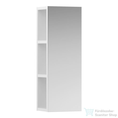 Laufen Base 70x25x18,5 cm-es nyitott polcos elem, tükörrel, fényes fehér H4029501102611