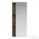 Laufen Base 70x25x18,5 cm-es nyitott polcos elem, tükörrel, világos szil H4029501102621