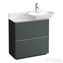   Laufen Base 66,5x44 cm-es 2 fiókos alsószekrény H813301,vagy H813302 mosdóhoz,traffic grey,H4030021102661