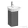 Laufen Base 27,7x29,6x52 cm-es 1 ajtós alsószekrény eloxált alumínium fogantyúval,H815301 mosdóhoz,balos,Traffic Grey H4030111102661