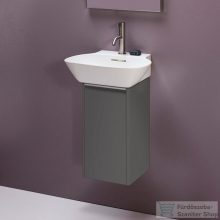   Laufen Base 27,7x29,6x52 cm-es 1 ajtós alsószekrény eloxált alumínium fogantyúval,H815301 mosdóhoz,jobbos,Traffic Grey H4030121102661