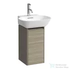 Laufen Base 27,7x29,6x52 cm-es 1 ajtós alsószekrény fekete fogantyúval,H815301 mosdóhoz,balos,világos szil H4030131102621