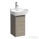 Laufen Base 27,7x29,6x52 cm-es 1 ajtós alsószekrény fekete fogantyúval,H815301 mosdóhoz,balos,világos szil H4030131102621