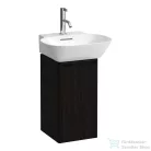 Laufen Base 27,7x29,6x52 cm-es 1 ajtós alsószekrény fekete fogantyúval,H815301 mosdóhoz,balos,sötétbarna szil H4030131102631